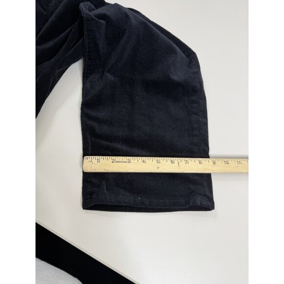 Chaps Women Sz 22 (Actual 44x27) Soft Corduroy Pants Stretch Black Plus EUC - Picture 8 of 8